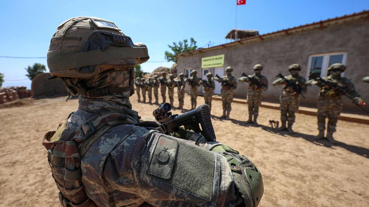 Turkish commandos are seen on their duty to maintain security in northern Iraq