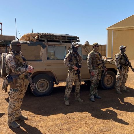 Bundeswehr-Soldaten in Niger