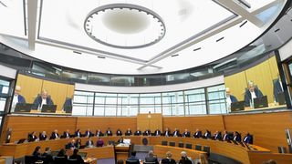 Blick in den Hauptgerichtssaal des Internationalen Seegerichtshofs