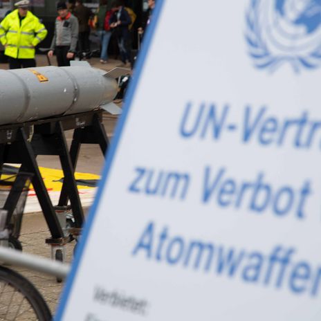 Demonstration gegen Atomwaffen in Bonn