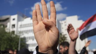 »Rabia-Gruß«: Symbol der islamistischen Muslimbrüder