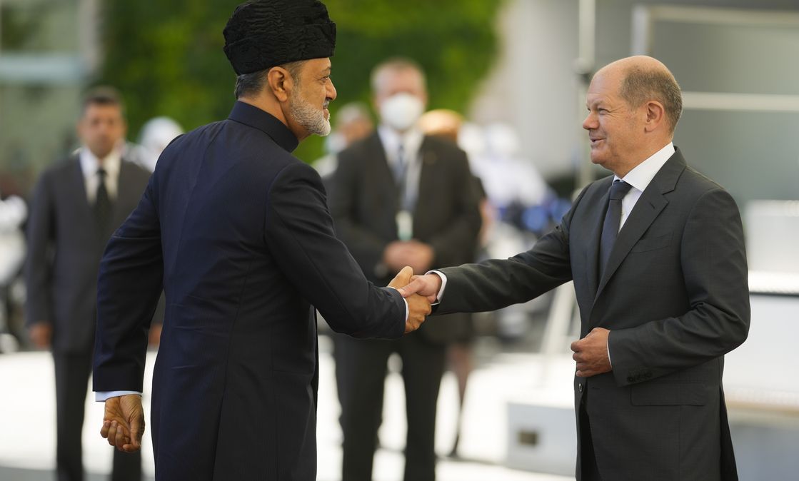 Federal Chancellor Olaf Scholz receives Oman