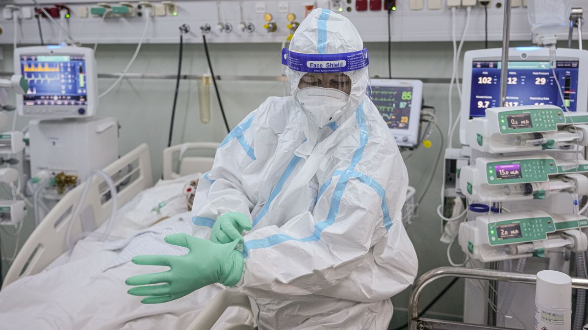 Medizinisches Personal im Nationalen Institut für Pneumologie in Bukarest, Rumänien.