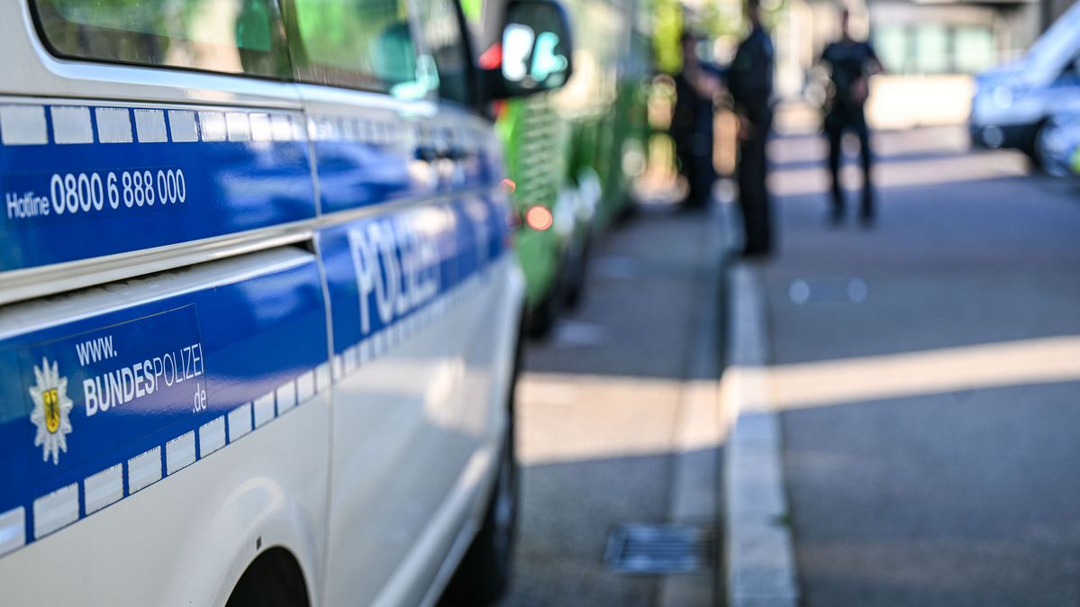 Eine Kontrollstelle am deutsch-französischen Grenzübergang bei Kehl