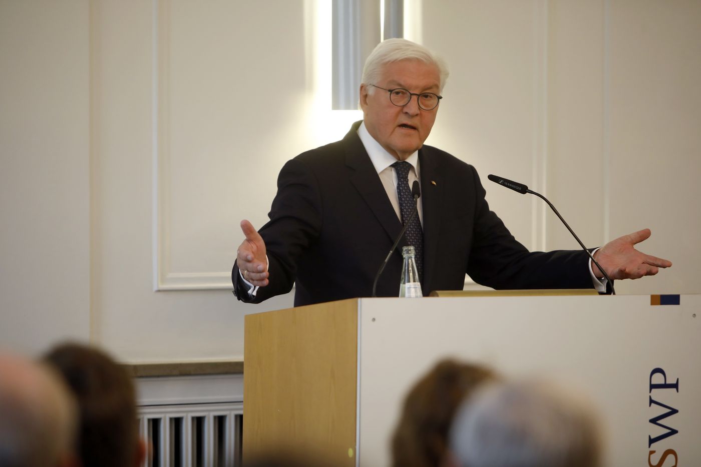 60 Jahre Stiftung Wissenschaft und Politik – Bundespräsident Frank-Walter Steinmeier hält eine Ansprache