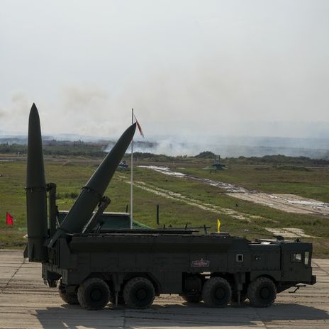 Iskander-M missile launcher