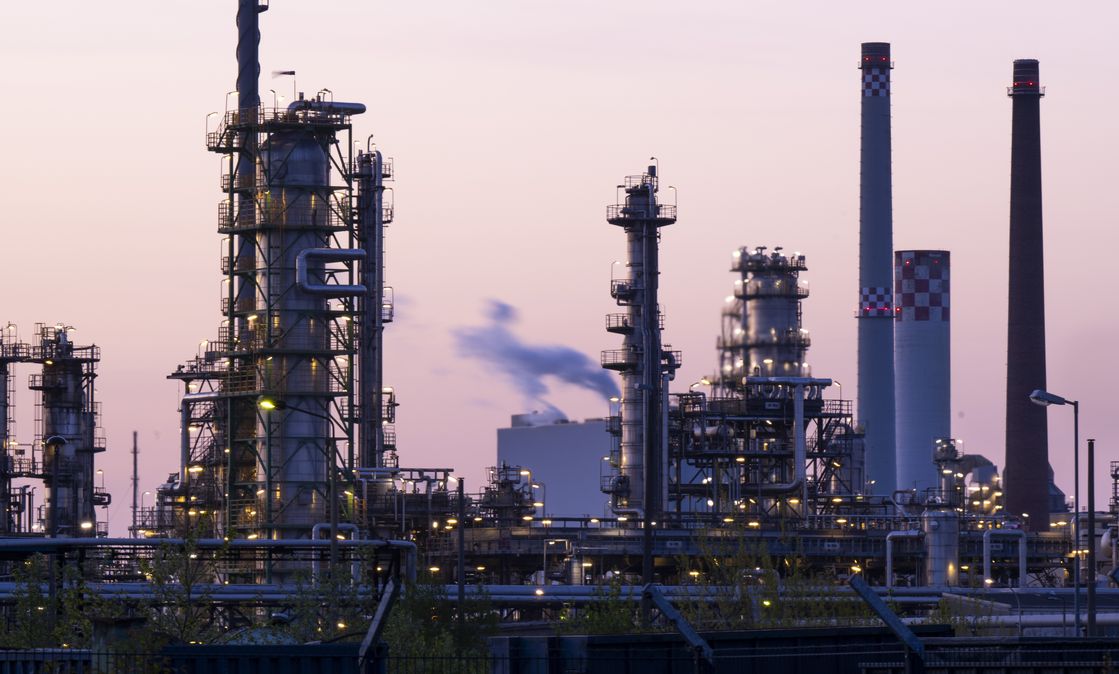Die PCK-Raffinerie in Schwedt verarbeitet das russische Öl aus der Druschba-Pipeline