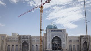 Bau des Zentrums für islamische Zivilisation in Taschkent