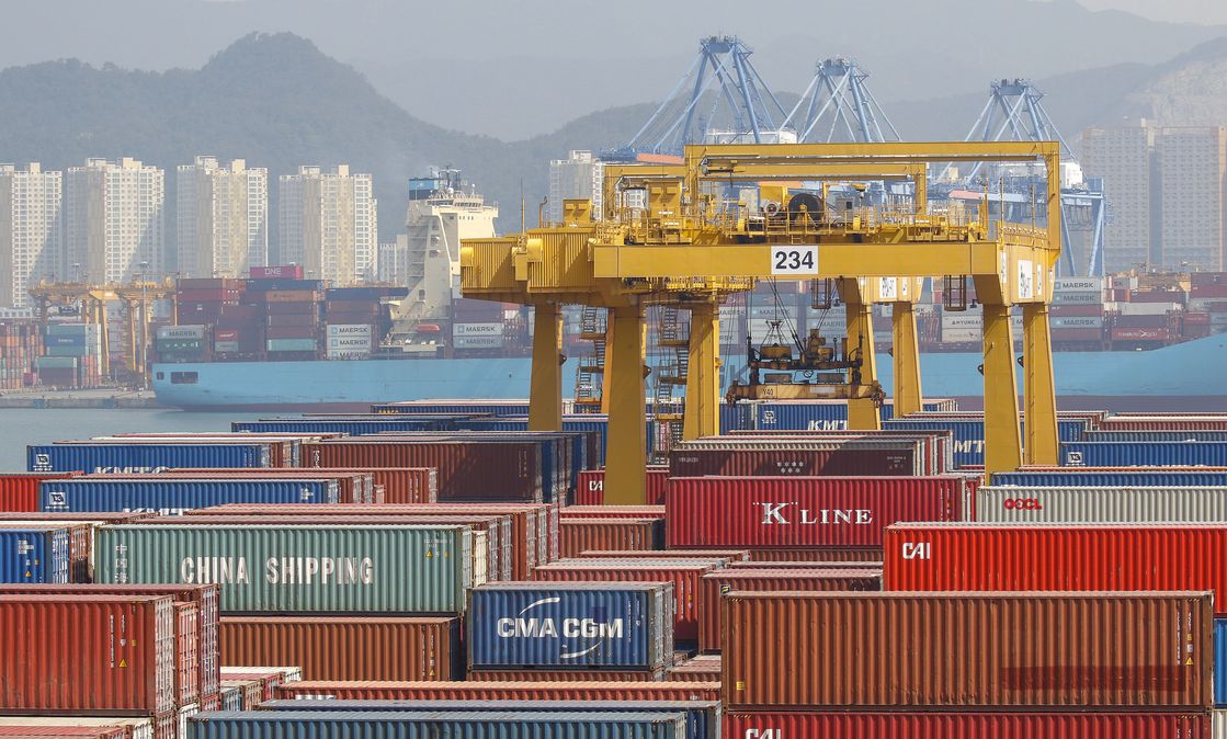 Containerhafen im südkoreanischen Busan: Die europäische Handelspolitik hat die Potentiale der Indo-Pazifik-Region nur zum Teil erschlossen