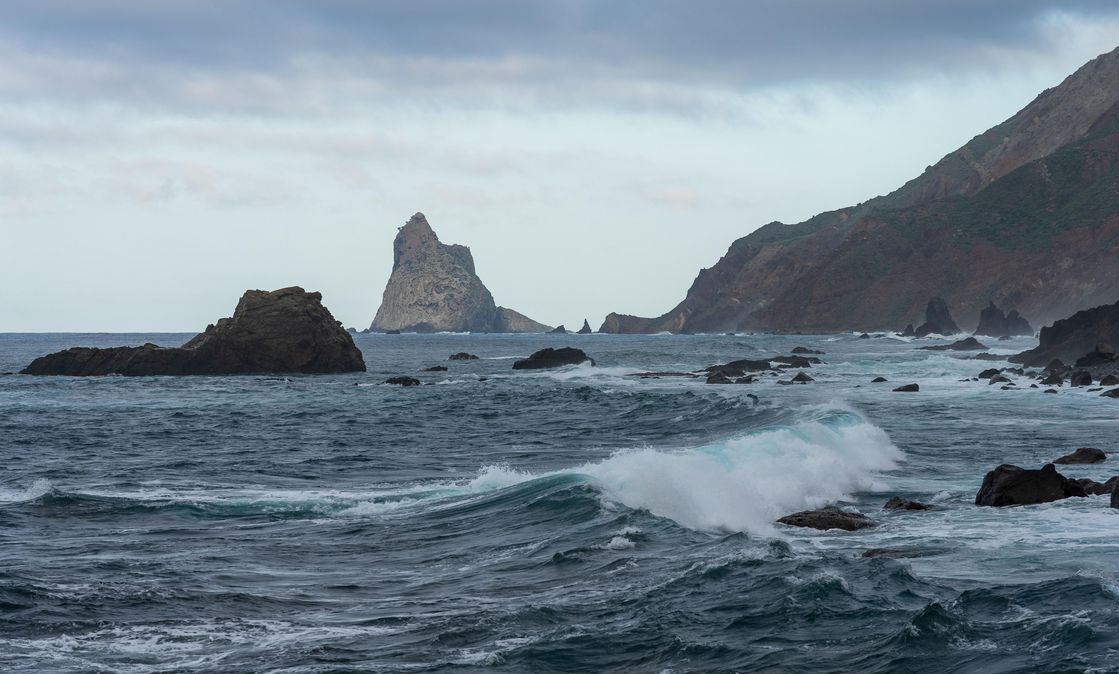 Die Regulierung des globalen Klimas: Der Atlantische Ozean auf Teneriffa.