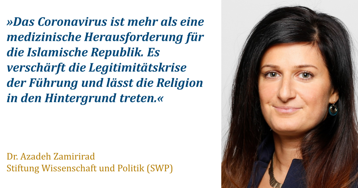 Drei Folgen der Coronakrise in Iran SWP