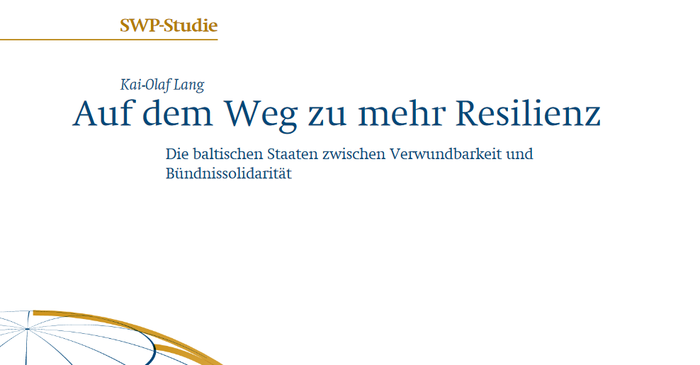 Auf Dem Weg Zu Mehr Resilienz Swp